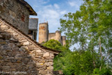 <center>Najac</center>Le château, vu de la maison du Gouverneur.