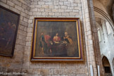 <center>Villefranche-de-Rouergue </center>La Collégiale Notre-Dame. Souper d'Emmaüs. Toile (support) : peinture à l'huile. 18e siècle