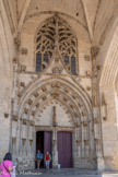 <center>Villefranche-de-Rouergue </center>La Collégiale Notre-Dame. Les niches du portail ne reçurent jamais de statues.