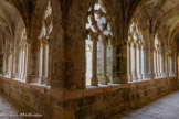 <center>La chartreuse Saint-Sauveur.</center>Le petit cloître est le plus décoré des deux cloîtres. Centre géographique du monastère, c'est aussi un lieu spirituel, intimiste. Les pères pouvaient y parler entre eux de ce qui est utile selon l'expression de saint Bruno, c'est-à-dire de Dieu.
Ses dimensions sont réduites : 20 m par 20 m en plan et d'une hauteur de 4,90 m sous clés.