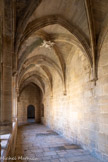 <center>La chartreuse Saint-Sauveur.</center>Le petit cloître. Ces vastes galeries sont voûtées d'ogives à cinq mètres de hauteur sous des clefs pendantes, représentant le « logo » de la chartreuse et le blason des fondateurs.
Du coté des murs extérieurs, les croisées d’ogives sont reçues sur quarante-deux culots d'une grande variété de motifs. La porte Nord qui donne accès au réfectoire pour le repas des dimanches et fêtes liturgiques, se trouve tout naturellement à côté du lavatorium ou fontaine.