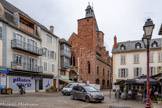 <center>Espalion</center>Place du Marché.