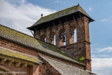 <center>Espalion</center>Eglise de Perse. Le clocher-mur à quatre baies campanaires où ne subsiste plus qu'une seule cloche.