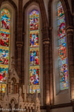 <center>Espalion</center>Église paroissiale Saint-Jean-Baptiste. La vie de la Vierge : l'Annonciation, la Visitation, présentation de Jésus au Temple, les noces de Cana. Au centre.