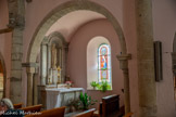 <center>Sévérac-le-Château</center>L’église Saint Sauveur. Dans une chapelle à droite, une Vierge réalisée par le peintre sculpteur Denys Puech (1854-1934)