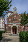 <center>Biarritz</center>Chapelle impériale. Bâtie en 1864 à la demande impériale d'Eugénie de Montijo,épouse de Napoléon III, cette charmante chapelle mêlant harmonieusement style roman-byzantin et hispano-mauresque a été dédiée à la vierge noire mexicaine Notre-Dame de Guadalupe.