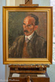 <center>Centre d’Art et d’Histoire André-Auclair </center>Portrait de M. Auclair Pére, huile.