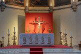 <center>L’église Saint-Michel</center>Le Christ entouré des quatre évangélistes.