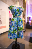 <center>Chapelle de l’Observance.</center>ROBE D'APRÈS-MIDI
CANNES CIRCA 1960
Coton imprimé de style irnpressionniste, tarlatane