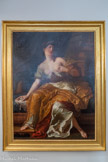 <center></center>Ecole vénitienne du XVIIIe siècle
La Mort de Cléopâtre
Huile sur toile