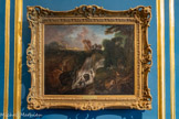 <center></center>Antoine Watteau. Valenciennes, 1684-Nogent-sur-Marne, 1721
La Chute d'eau
Huile sur toile
Watteau ne fit jamais le voyage d'Italie et il peignit très peu de paysages autonomes. Dans cette composition qui a appartenu à son grand mécène Jean de Jullienne, il a pourtant représenté l'une des légendaires cascades de Tivoli, à l'extérieur de Rome, un site fréquenté depuis longtemps par d'innombrables artistes et voyageurs. Watteau connaissait les lieux par procuration grâce aux œuvres visibles à son époque dans les collections parisiennes. Comme à son habitude, il y plaça des figures piochées dans ses carnets de croquis, composant une œuvre à la fois mystérieuse et séduisante.
Hist. : don de Lionel et Ariane Sauvage à l'Association américaine des amis du musée du Louvre (inv. RFMLPE.2020.26.1 ) en 2020 ; dépôt au musée des Beaux-Arts de Valenciennes ; en prêt au musée de Draguignan