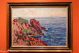 <center></center>Les roches rouges
Armand Guillaumin (1841, Paris - 1927, Orly)
Vers 1900, huile sur toile 65,8 x 93 cm