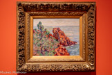 <center></center>Rocher Gaupillat au Trayas
Armand Guillaumin (1841, Paris - 1927, Orly)
Vers 1907, huile sur toile 38,5 x 47 cm Collection particulière