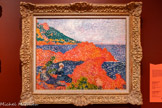 <center></center>Les roches rouges à Agay
Louis Valtat
(1869, Dieppe – 1952, Paris)
1903, huile sur toile 65 x 81 cm
Marseille, musée Regards de Provence.