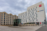 <center>Boulevard de Dunkerque</center>Conçu par l'architecte Jean-Michel Battesti et par le bureau d'études Beterem Ingénierie, ce parc de stationnement souterrain de 500 places environ, sur cinq niveaux, se situe sous l'extension de la place Espercieux entre les immeubles Grand Horizon et Coeur Méditerranée.