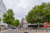 <center>Boulevard de Dunkerque</center>Place Espercieux. A droite, le Collège Jean-Claude Izzo, des architectes Lacube et Redondo.