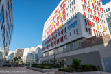 <center>Passage Verneuil</center>Les immeubles d'Euromed Center et le cinéma Pathé.