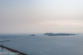 <center>Vue du sommet de la tour La Marseillaise.</center>Le château d'If avec derrière le phare de Planier, Pomègues, Ratonneau et le Tiboulen de Ratonneau.