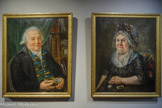 <center>Le salon.</center>Pierre Berriat (1740 – 1825) et Françoise Trusset (1739 – 1809)
Les Berriat sont implantés depuis le Moyen Âge autour de Grenoble et de Vif. Pierre Berriat, procureur au baillage de Grésivaudan, est aussi juge seigneurial avant la Révolution. En 1778, il achète à Étienne Bonnot de La Tour la propriété de Vif. De son mariage avec Françoise Trousset naissent dix enfants, dont Zoé, qui épouse en 1807 l’aîné des Champollion.