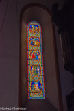 <center>LA COLLEGIALE SAINT-ANDRÉ.</center>Création d'Eve, Adam et Eve devant l'arbre de la Connaissance (le serpent a une tête de femme), l'Annonciation, la Nativité, la Sainte Famille dans l'atelier de Joseph.