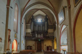 <center>LA COLLEGIALE SAINT-ANDRÉ.</center>La première mention d'un orgue date de 1439. Le buffet actuel fut construit entre 1701 et 1704, sur une tribune édifiée en 1686. On y installa l'instrument (12 jeux, un seul clavier) conçu par le facteur lyonnais François du Fayet. En 1748, Samson Scherrer apporte des modifications et fait passer le nombre de jeux à 24. La composition actuelle de l'orgue date de 1946. Plusieurs grands artistes s'y produisirent, dont Marcel Dupré et Gaston Litaize. Le titulaire fut pendant plus de trente ans l'organiste et compositeur Félicien Wolff.