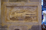 <center>La cathédrale Notre-Dame</center>Sculpture ur un des piliers.