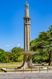 <center>La tour Perret.</center>Pour les Jeux olympiques d’hiver de 1968, le parc Mistral est réaménagé. La construction  du nouvel hôtel de ville (jusqu’ici situé dans l’ancien hôtel de Lesdiguières au jardin de Ville) est confiée à l’architecte Maurice Novarina, ainsi que la construction du Village olympique et du centre de presse.
La vasque olympique, Imaginé par le célèbre sculpteur César, conservée à l’Institut National des Sports de Vincennes, est restituée à Grenoble pour être installée sur une fontaine à l’entrée ouest du parc. Elle est inaugurée le 19 janvier 1988.