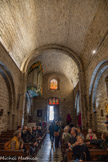 <center>L’église romane Saint-Michel</center>Voûte en plein cintre et un arc doubleau