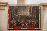<center>L'église Saint André.</center>Copie du tableau de Véronèse, ”Les noces de Cana”, qui se trouve au Louvre.