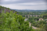 <center>Vogüé</center>Le viaduc ferroviaire construit en 1877 pour accueillir la ligne Vogüé-Aubenas en pierres de Vogüé.