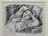 <center></center>HENRI MATISSE
Odalisque au collier
1923
Lithographie sur papier Chine
Don des héritiers de l’artiste, 1963