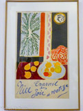 <center></center>HENRI MATISSE MOURLOT FRÈRES
(imprimeurs)
Nice, Travail et Joie; état d'impression (tirage non numéroté) 1949
Lithographie
Acquis en 2005 avec le concours de l’association des Amis du musée Matisse Nice