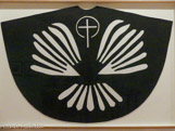 <center></center>HENRI MATISSE
Maquette pour la chasuble noire (dos), chapelle de Vence
Nice, 1950-1952
Papiers gouachés, découpés, collés et marouflés sur toile
Don des héritiers de l’artiste, 1960