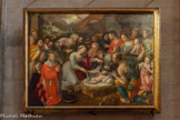<center>Transept Nord.</center>L’Adoration des bergers Jérôme Francken, peintre, 1585.