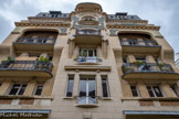 <center></center>Immeuble de style Art nouveau à la riche décoration.