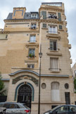 <center></center>Immeuble de style Art nouveau à la riche décoration.