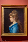 <center>Amélie-Esther Mosenthal.</center>1874
Huile sur toile
Jean-Jacques Henner fera à nouveau son portrait douze ans plus tard, dans une peinture également présentée dans cette salle, elle aura alors épousé M. Colaco-Osorio
Dépôt du musée d’Orsay