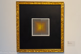 <center>Zeeld</center>1966. Peinture avrylique sur carton. 33 x 32 cm. Fondation Vasarely, Aix-en-Provence