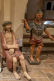<center>Cathédrale Notre-Dame de la Nativité</center>Le Christ assis tenant un roseau. Un soldat. Jésus, couronné d’épines, vêtu de pourpre est gardé par un soldat.